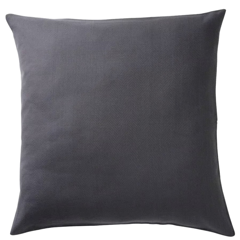 IKEA PRAKTSALVIA Cushion cover, anthracite, 20x20 "